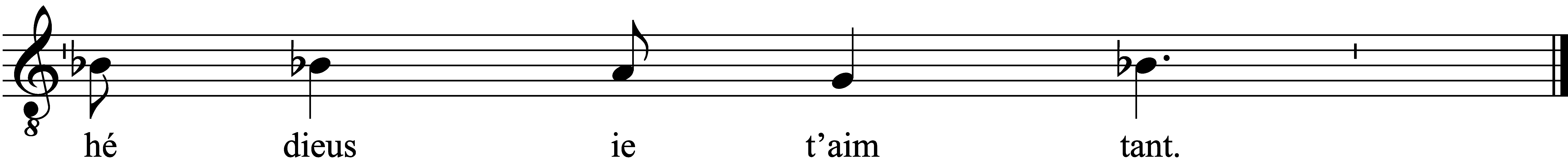 Refrain musical notation